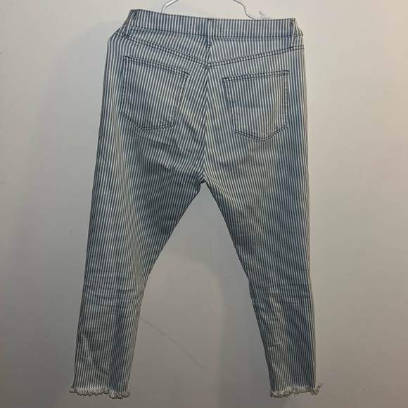 LOFT striped jeans - Picture 2 of 5